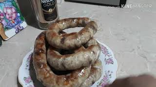 Как я готовлю домашнюю колбасу с мяса индейки.