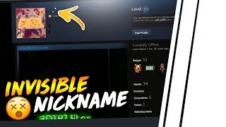 ? Полностью НЕВИДИМЫЙ НИК в CS:GO/Steam (2019 Рабочий способ)?