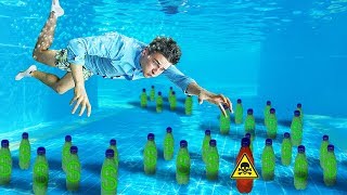 КАКУЮ БУТЫЛКУ ВЫБЕРЕШЬ ТЫ, ЧТОБЫ ВЫЖИТЬ ПОД ВОДОЙ ?