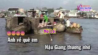 Karaoke vọng cổ HẬU GIANG TÔI YÊU - KÉP [T/g Ngọc Phúc]