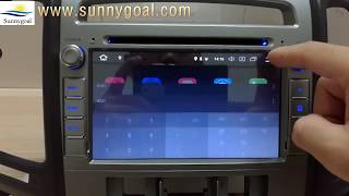 Test: Android 8.1 OS car stereo for Hyundai Santa Fe(2006-2012)