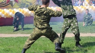 Детский спецназ! Рукопашный бой в исполнении учащихся гимназии 1619