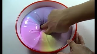Как сделать цветной лизун РАДУГА своими руками | DIY Slime