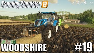 Big Straw Bales - Woodshire Timelapse #19 | Farming Simulator 19 Timelapse