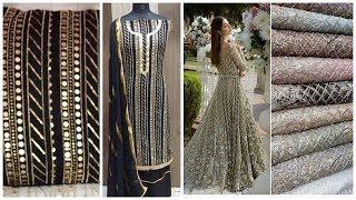 Latest elegant Trending Fancy net fabrics Materials Details Video