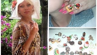 УКРАШЕНИЯ ИЗ ПОЛИМЕРНОЙ ГЛИНЫ.ПОСЫЛКА С ХАРЬКОВА