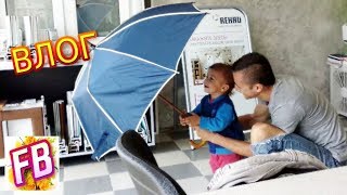 Влог 02-03.07.19г. Тестируем блендер. Гуляем. Готовим оладьи малышу.