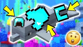 Voici le BUG SECRET des DAUPHINS dans MINECRAFT !!!