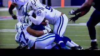 CHRIS CARSON SUFFERS HORRIFIC LEG INJURY - Seahawks v Colts