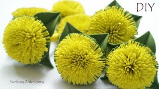 Одуванчики из фоамирана