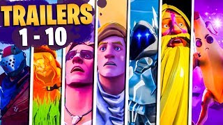 Fortnite Todos Los Trailers (Temporadas 1 - 10)