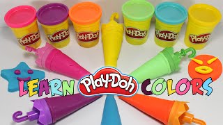 Play Doh Ice Cream Collection: Learn Colors & Shapes with Play Dough Popsicles Fun for Kids