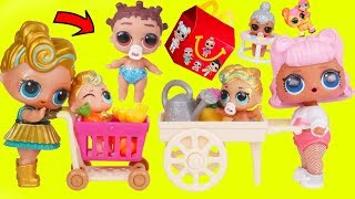 LOL Surprise Custom McDonalds + Toys R us Doll Open New Drive Thru Store for Lil Bother Boy Punk