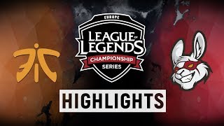 FNC vs. MSF - EU LCS Week 1 Day 1 Match Highlights (Summer 2018)
