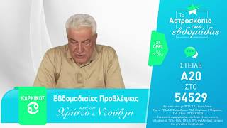 Τα ζώδια από 9 μέχρι 15 Ιουλίου 2018 με τον Χρίστο Ντούβλη