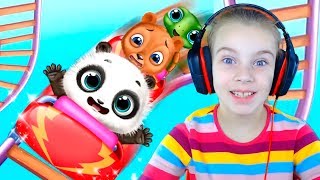 Малыш ПАНДА ЛУ ПАРК РАЗВЛЕЧЕНИЙ - Милые животные друзья - Смешной игровой мультик