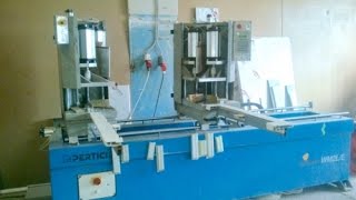 PERTICI WM2LE Двухголовый сварочный станок для ПВХ