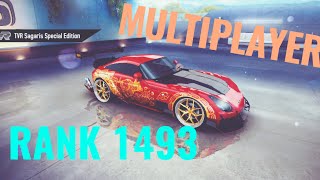 Asphalt 8 • TVR Sagaris SE vs Audi R8 SE • Multiplayer (Free Race)