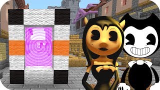 ? BEBE AENH HACE PORTAL A DIMENSION BENDY ALICE ANGEL - MINECRAFT AENH