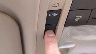 Lexus sunroof demo/how to - 2010 RX350-2014 RX350