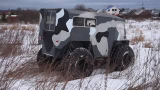 Вездеход - болотоход Вологда гонки по бездорожью видео