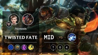 Twisted Fate Mid vs Xerath - EUW Challenger Patch 9.12