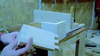 Шипорезное приспособление своими руками.Прямой шип.Straght  Dovetail.