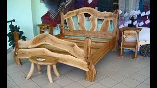 Кровати из дерева эксклюзив Wooden bed