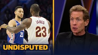 Skip reacts to LeBron's 'Young King' message to Philly's Ben Simmons on Instagram | UNDISPUTED