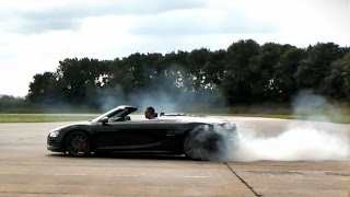 Audi R8 V10 with QuickSilver SuperSport Exhaust - Launch controls!