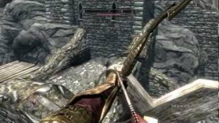 Skyrim - Giant attacking Whiterun
