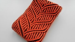 Шарф в технике бриошь. Часть I - Scarf in technology brioche. Part I