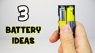3 Useful things can be made with batteries | Battery Tricks