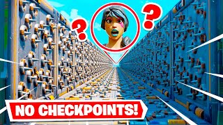 This Default Deathrun has NO Checkpoints... (Fortnite Creative)