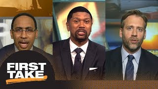 Stephen A., Jalen Rose and Max talk possibility of Kawhi Leonard playing in L.A. | First Take | ESPN