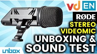 Let's Unbox: Rode Stereo VideoMic unboxing, review and audio test