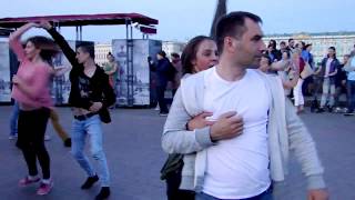 Алексей Пирогов и Яна Васёва - хастл на Стрелке В.О.