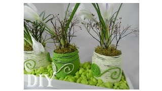 DIY: Blumendeko für den Frühling / spring flower decor