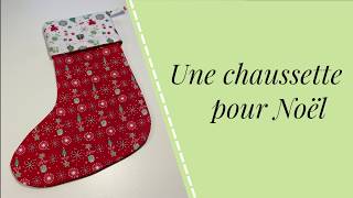 Coudre une chaussette pour Noël