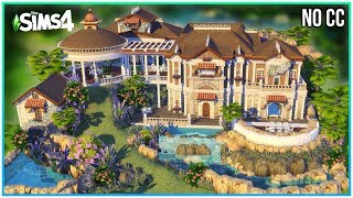 Luxury Family Home w/ round gazebo [No CC] - Sims 4 Speed Build | Kate Emerald