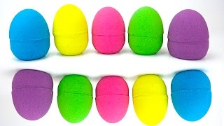 Игрушки из мультиков в сюрпризах из песка