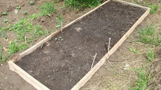 Как сделать грядку - природное / органическое земледелие