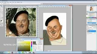 Как просто нарисовать шарж в Adobe Photoshop