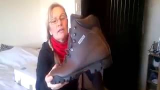 Non leather vegan walking boots-part 1-Women walking