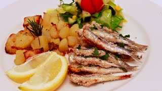 Сардины запеченные в духовке. Sardoncini gratinati al forno. Итальянская кухня.