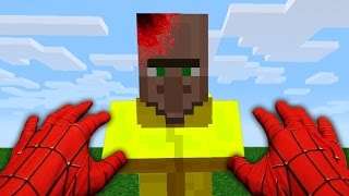 РЕАЛЬНЫЙ МАЙНКРАФТ: ЧЕЛОВЕК ПАУК И МИРНЫЙ ЖИТЕЛЬ [REALISTIC  MINECRAFT ]