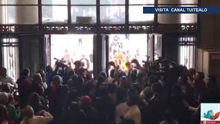 Se desata zafarrancho entre UNTA y comunidad LGBTTI en Bellas Artes por pintura de Zapata