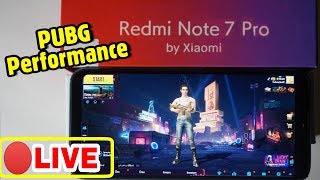LIVE Redmi note 7 pro Pubg Gameplay Performance test