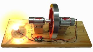 ВЕЧНЫЙ ДВИГАТЕЛЬ из двух моторчиков How to make a Free Energy Generator