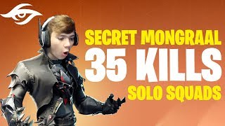 Secret Mongraal's 35 BOMB vs Squads | Fortnite